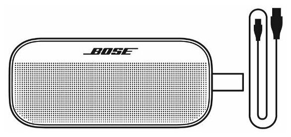 Портативная акустика Bose SoundLink Flex White Smoke - фото №4