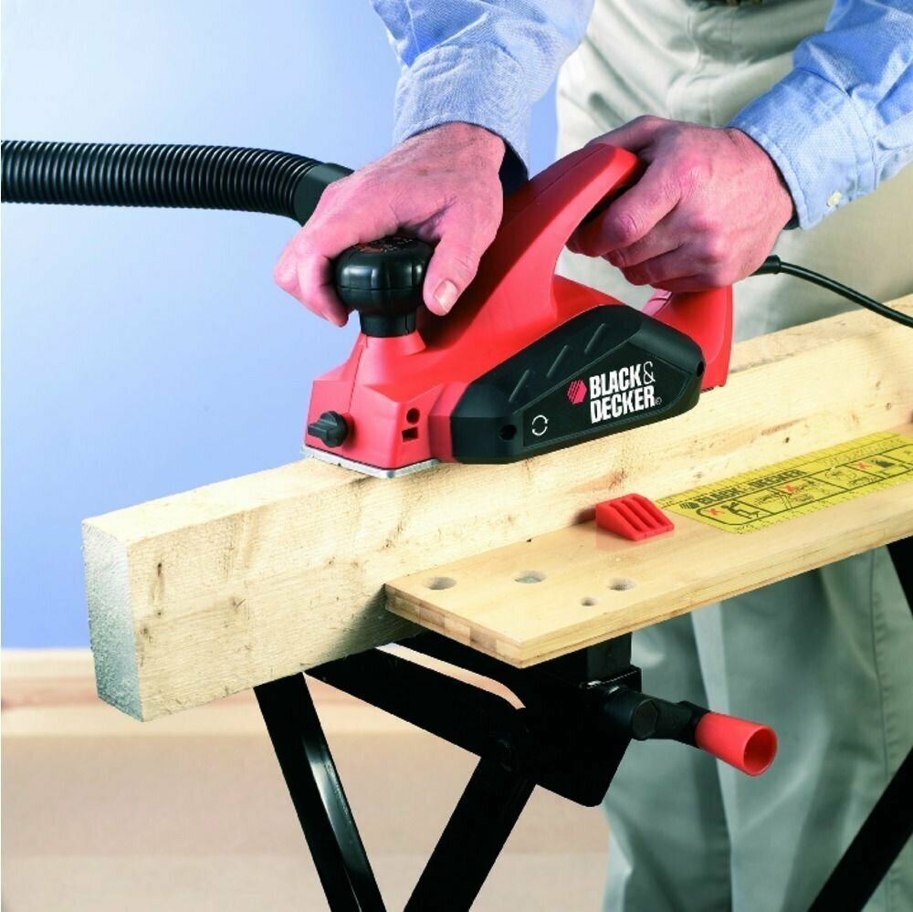 Изображение Рубанок электрический Black&Decker KW712-XK, 82мм, 650Вт
