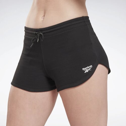 фото Шорты reebok ri french terry short, без карманов, размер m, черный