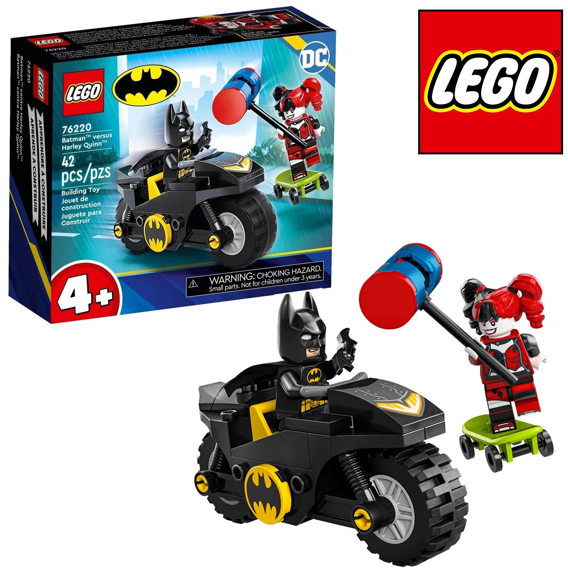Конструктор LEGO ® DC Comics Super Heroes 76220 Бэтмен против Харли Квинн - фотография № 12