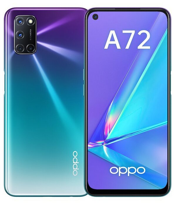 Смартфон Oppo A72 128GB Фиолетовый (CPH2067)