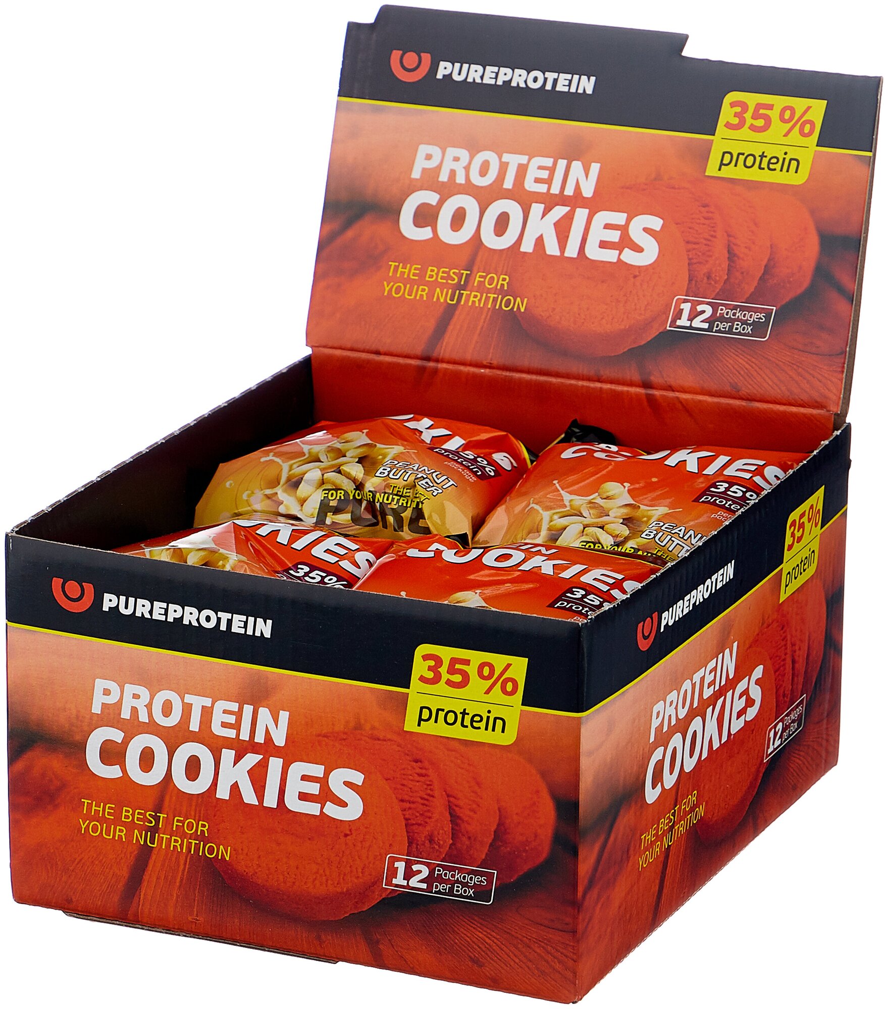 Печенье высокобелковое Protein Cookies от PureProtein : Арахисовое масло