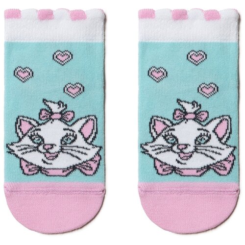фото Носки conte-kids размер 14, бледно-бирюзовый
