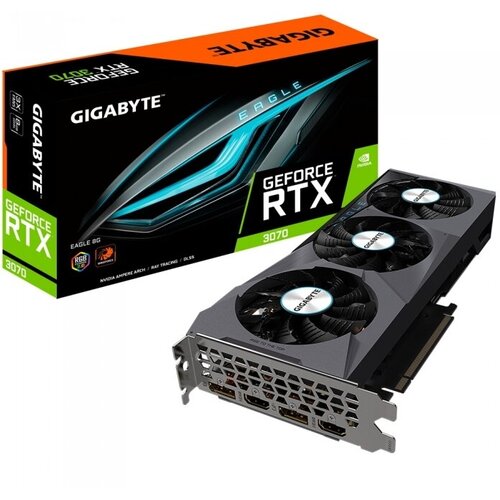 Видеокарта 8 Gb Gigabyte GeForce RTX3070 EAGLE (GV-N3070EAGLE-8GD 2.0)