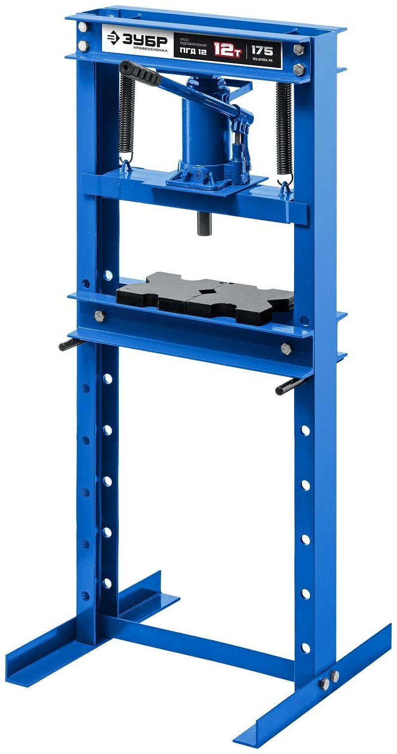 ЗУБР ПГД-12 12т Гидравлический пресс с домкратом и возвратными пружинами Профессионал (43070-12)