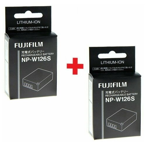 2 шт. Аккумулятор Fujifilm NP-W126s / батарея Fuji NP-W126s 2 шт аккумулятор fujifilm np w126s батарея fuji np w126s