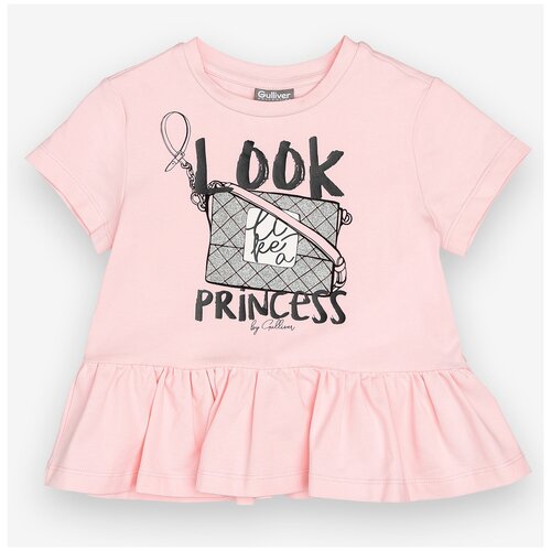 фото Футболка gulliver, размер 110, розовый