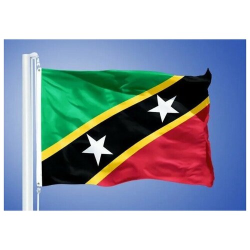 Флаг Сент-Китс и Невис 70х105 см флаг сент киттс и невис