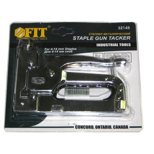 Скобозабивной пистолет FIT 32145 серебристый