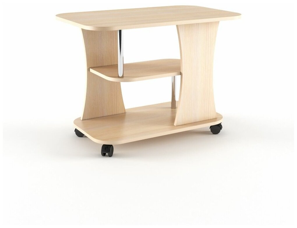 Журнальный столик СЖ Тип 2, Дуб Молочный, кофейный, чайный, столик для ноутбука, стол - фотография № 3