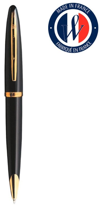 Ручка шариковая Waterman Carene (CWS0700380) Black GT M син. черн. подар. кор.