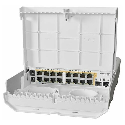 коммутатор mikrotik netpower 16p Беспроводной маршрутизатор Mikrotik CRS318-16P-2S+OUT