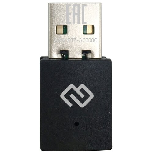 антенна wi fi и bluetooth для ipad mini 1 Сетевой адаптер DIGMA DWA-BT5-AC600C, черный