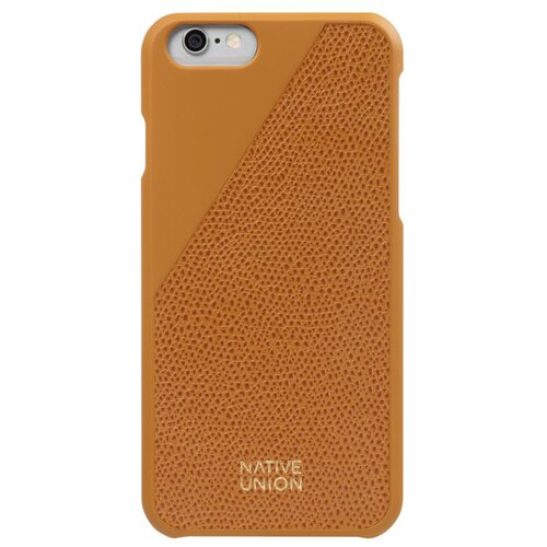 фото Чехол-накладка native union clic leather для apple iphone 6/iphone 6s gold