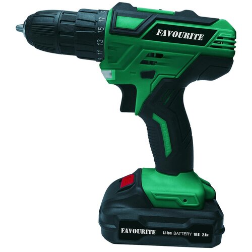 Аккумуляторная дрель-шуруповёрт FAVOURITE DC 1802 PROMO 384000₽