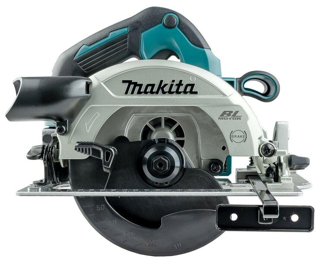 Аккумуляторная дисковая пила Makita DHS660Z бирюзовый - фотография № 2