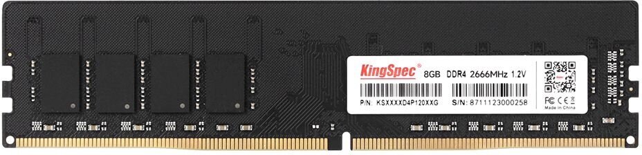 Оперативная память Kingspec DDR4 - 8Gb, 2666 МГц, DIMM (ks2666d4p12008g) - фото №2