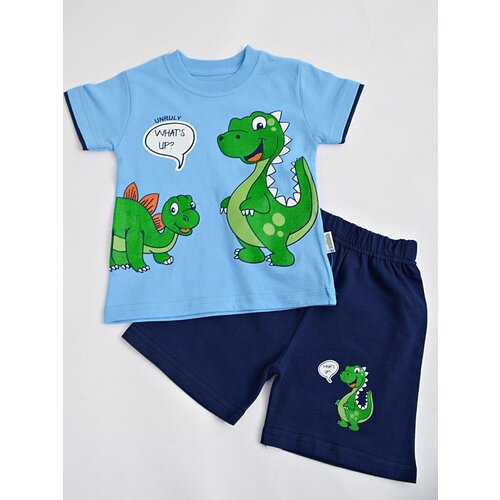 Комплект одежды Unruly, размер 98, голубой, синий костюм детский лунтик 104 110