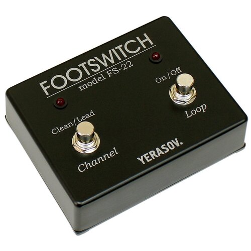 Yerasov ножной переключатель FS-22 FOOTSWITCH 1 шт. boss напольный переключатель fs 5u foot switch