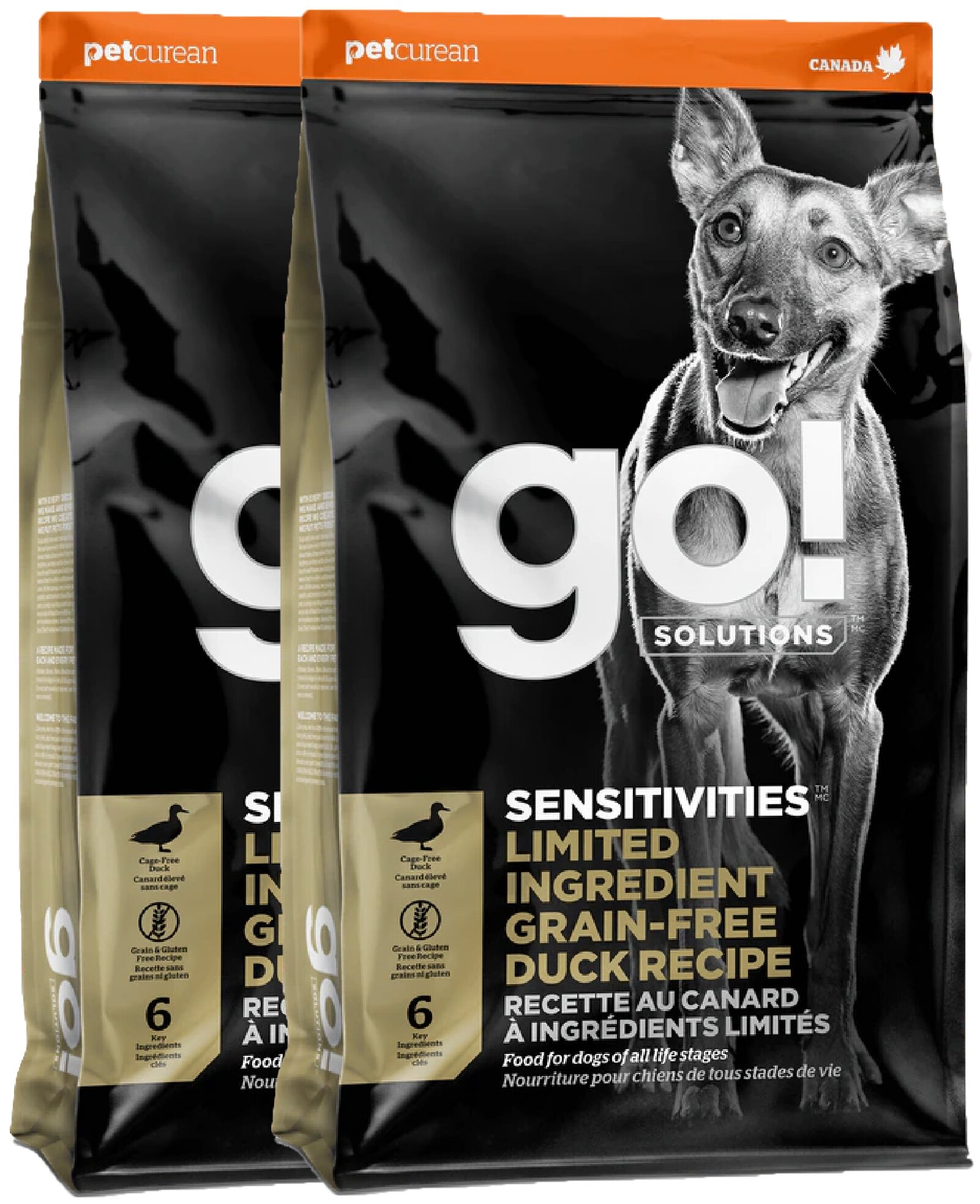 Сухой корм для щенков и собак GO! Sensitivities Limited Ingredient, при ...