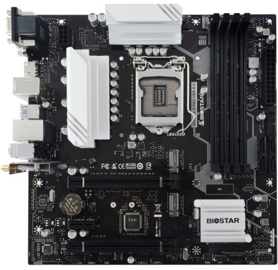 Материнская плата Biostar B560MX-E PRO (LGA1200, mATX) — фото 1