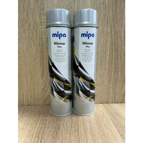 Краска для дисков серебристая аэрозоль Winner Felgensilber Mipa 600мл 850₽