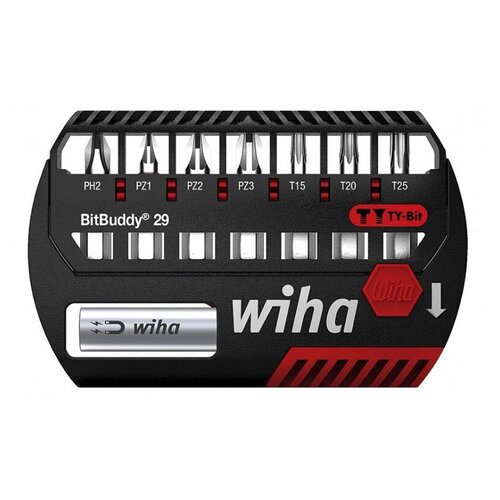 Набор бит Wiha 42137, 8 предм. бита wiha micro bits pl1 х 28 мм 4 мм 40640