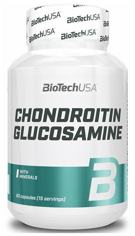 Глюкозамин и хондроитин Biotech, Chondrotine Glucosamine, 60 капсул, 60 капсул