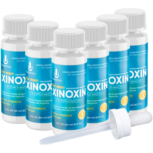 Лосьон для стимуляции роста волос Xinoxin / Ксиноксин 15%, с мятной отдушкой, 6 флаконов лосьон для стимуляции роста волос xinoxin ксиноксин 5% с мятной отдушкой 60 мл