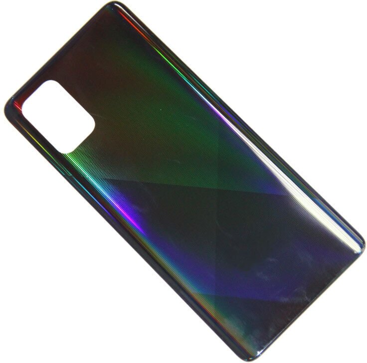 Задняя крышка для Samsung SM-A715F (Galaxy A71) <черный>