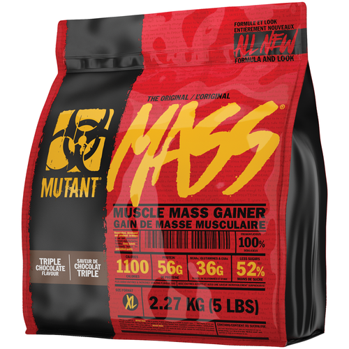 Гейнер Mutant Mass, 2270 г, тройной шоколад mutant mass 6 lb тройной шоколад