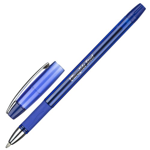 Ручка шариковая неавтомат. Unomax/Unimax UltraGlideSteelсин, масл, манж