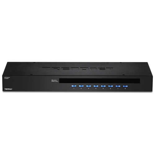 Переключатель консоли (KVM) TRENDnet 8-Port USB/PS/2 Rack Mount KVM Switch TK-803R RTL {5}