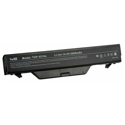 фото Аккумулятор для ноутбука hp probook 4510s, 4515s, 4710s, 4720s series. 14.4v 4400mah 63wh. pn: hstnn-ib89, hstnn-1b1d, zz08. topon