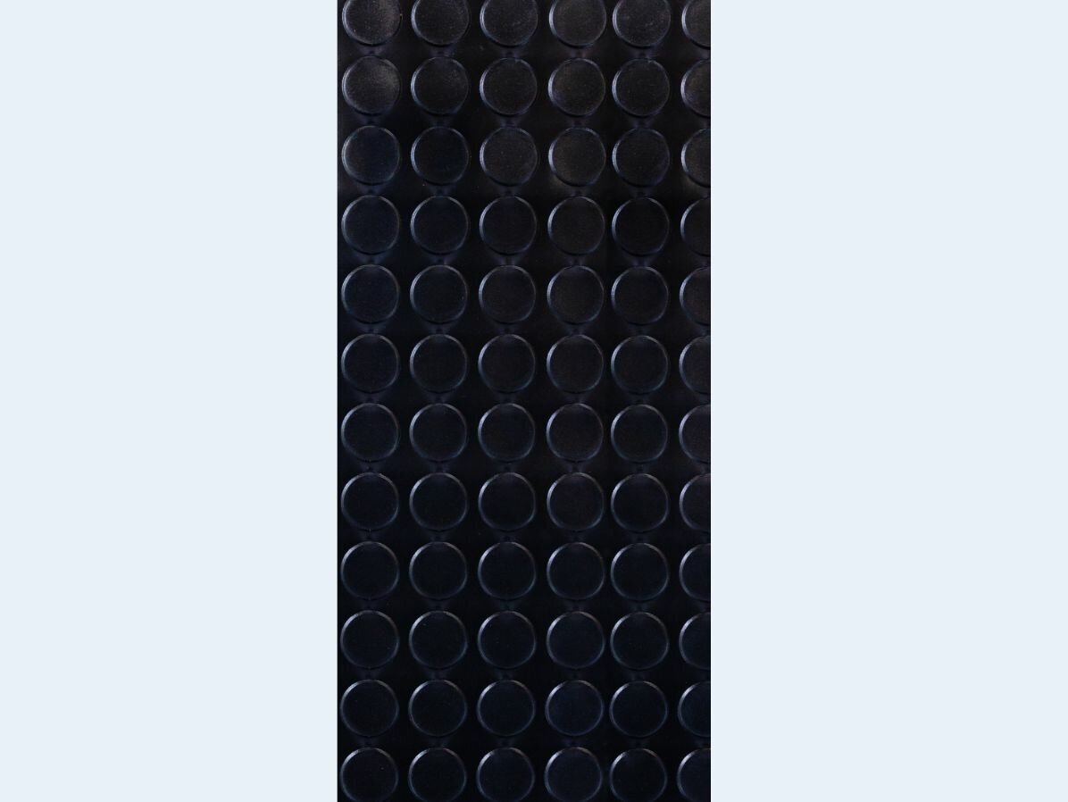 Противоскользящее покрытие "BOLLE" ("Монетка") 1,2х3 м черный - фотография № 2