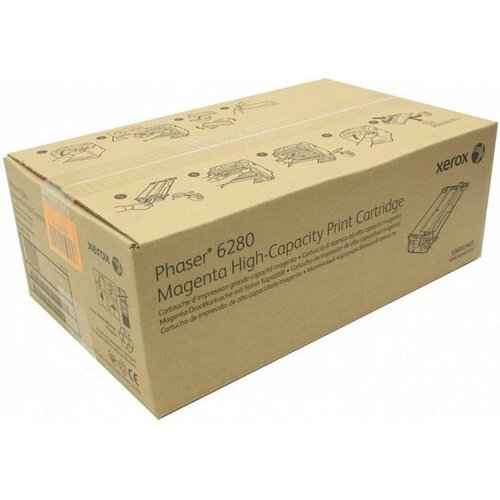 Принт-картридж XEROX 106R01401 малиновый увеличенный для Phaser 6280