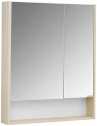 Зеркало-шкаф в ванную 2-х створчатый AQUATON Сканди 70 Дуб Верона 1A252202SDB20