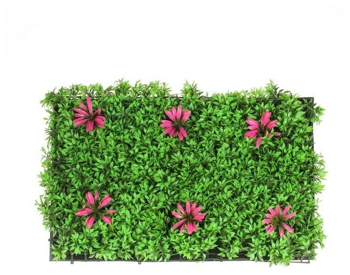 Декоративная панель 60 × 40 см «Большие цветы»