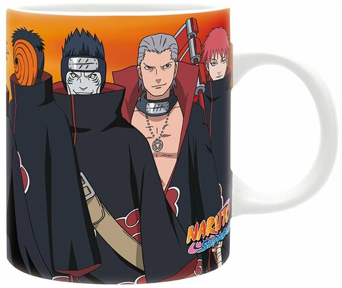 Кружка ABYstyle: Наруто: Акацуки (Akatsuki) Ураганные хроники (Naruto Shippuden) (ABYMUG125) 320 мл