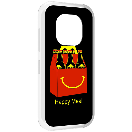 Чехол MyPads Happy Meal для Doogee V20 задняя-панель-накладка-бампер