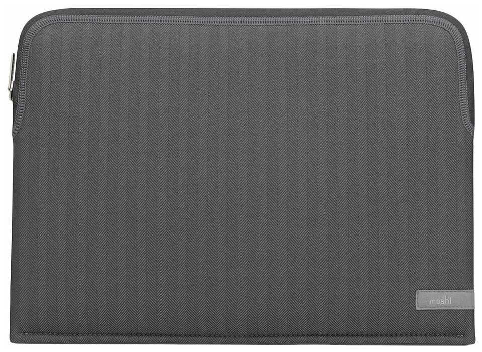 Чехол Moshi Pluma для MacBook Pro/Air 13" (USB-C) серый (Herringbone Gray)