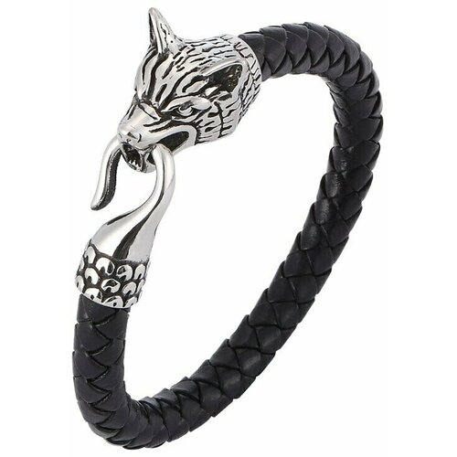 Браслет Твой Браслет, размер 23 см, черный