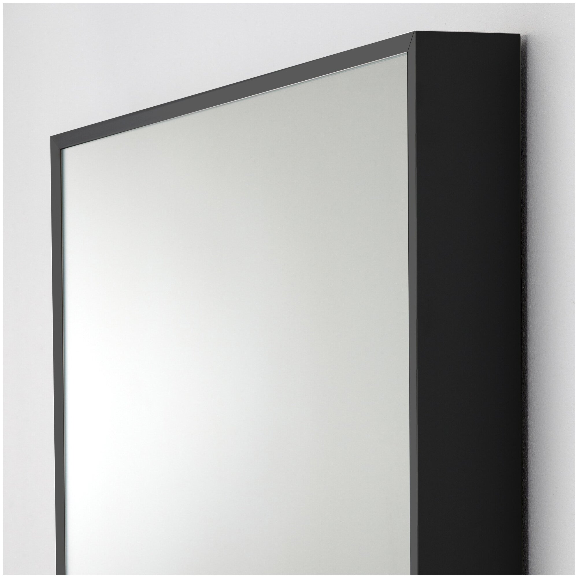 BelBagno Зеркало в алюминиевой раме BelBagno SPC-AL-1000-800 Nero - фотография № 3