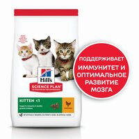 Сухой корм Hill's Science Plan для котят для здорового роста и развития, с курицей, 1,5 кг