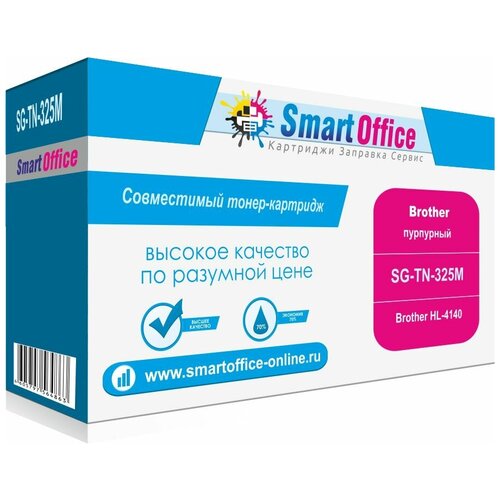 Тонер-картридж TN-325M (TN325M) для Brother HL-4140, совместимый, пурпурный на 3500 стр.
