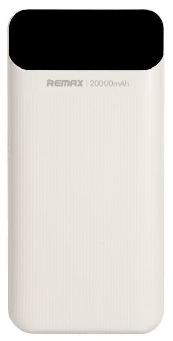 Внешний аккумулятор REMAX RPP-102 Lesu Series Cabled Power Bank 2.0A (20000mAh) белый