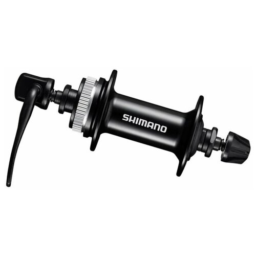 фото Втулка передняя shimano mt200, 32отв, old:100мм, qr, под диск c.lock, черный ehbmt200b