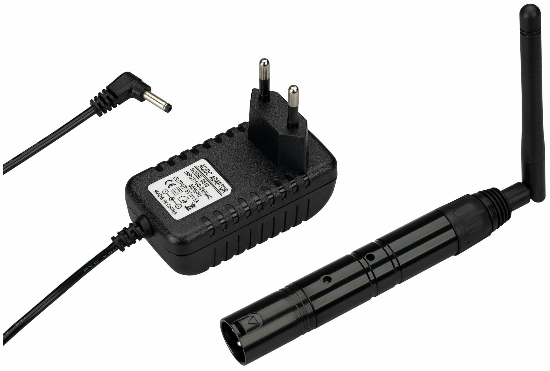 Усилитель SMART-DMX-Transmitter Black (5V, XLR3 Female, 2.4G) (Arlight, IP20 Металл, 5 лет)