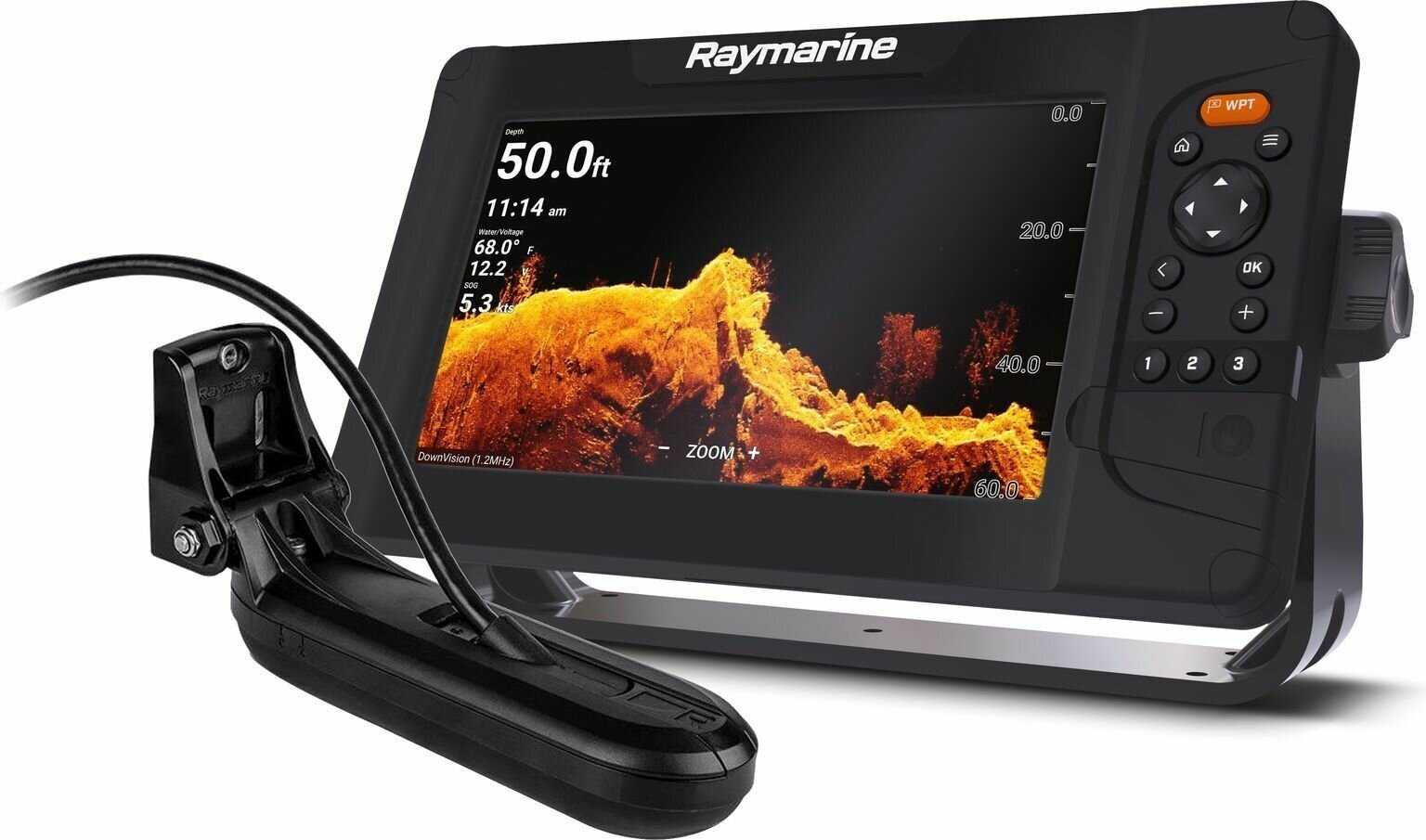 фото Картплоттер Raymarine Element 9, HV-100 transducer E70645-05