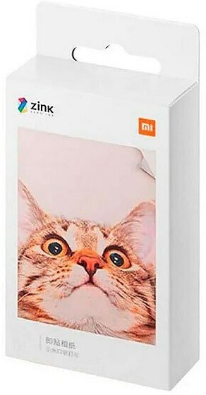 Xiaomi Фотобумага для принтера Xiaomi Mijia AR ZINK Portable Photo Printer Paper XMZPXZHT03 (50 штук в упаковке) White Multicolor